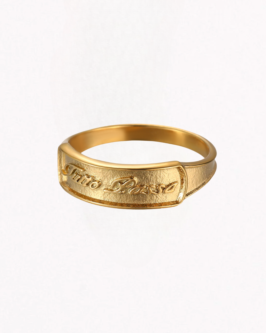 Tutto Passa Ring Gold