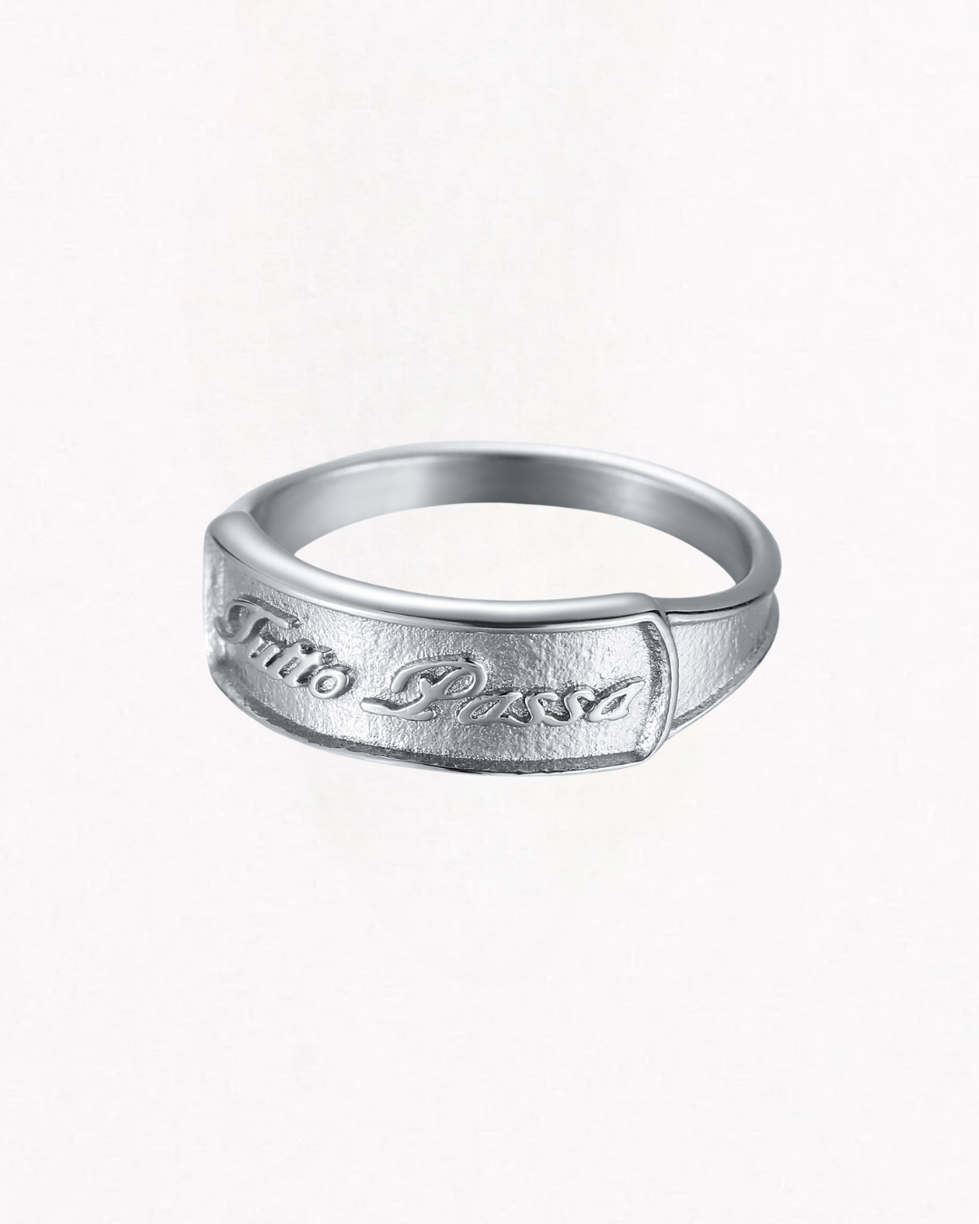 Tutto Passa Ring Silver