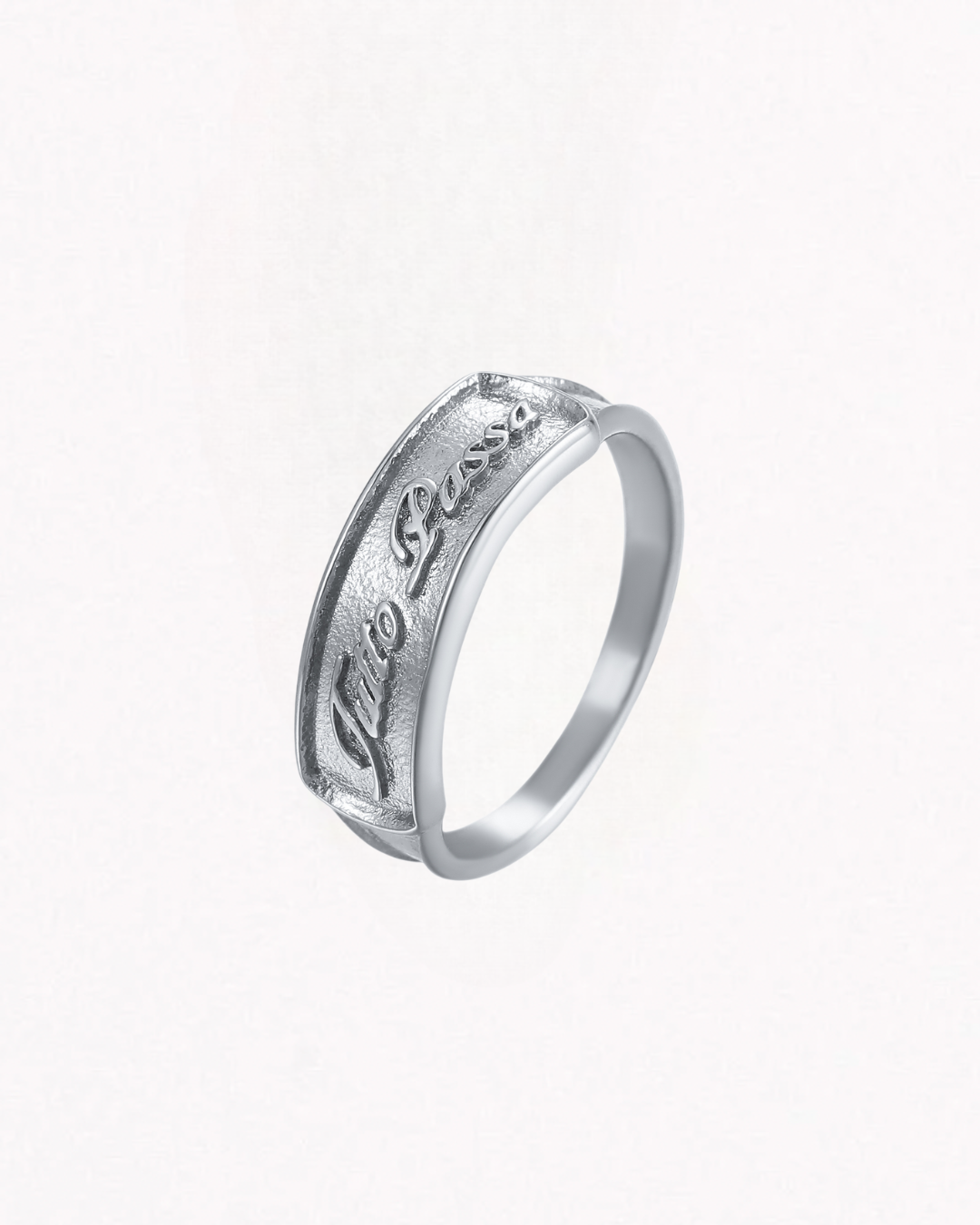 Tutto Passa Ring Silver
