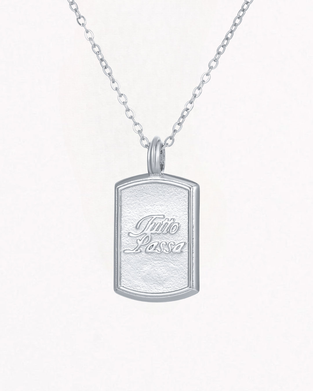 Tutto Passa Necklace Silver