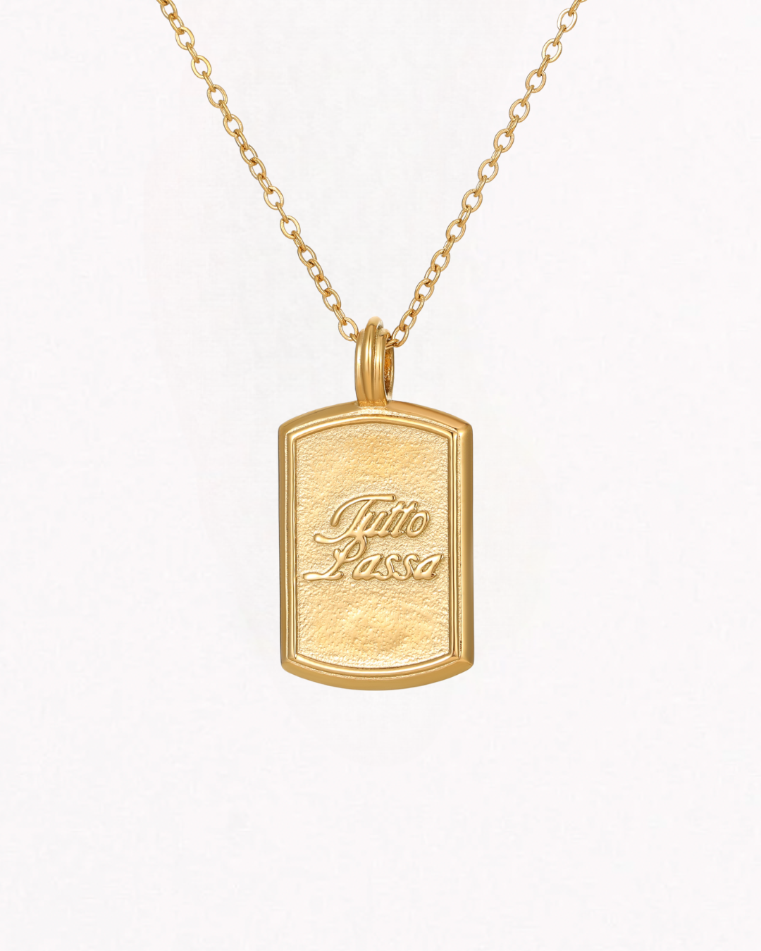 Tutto Passa Necklace Gold