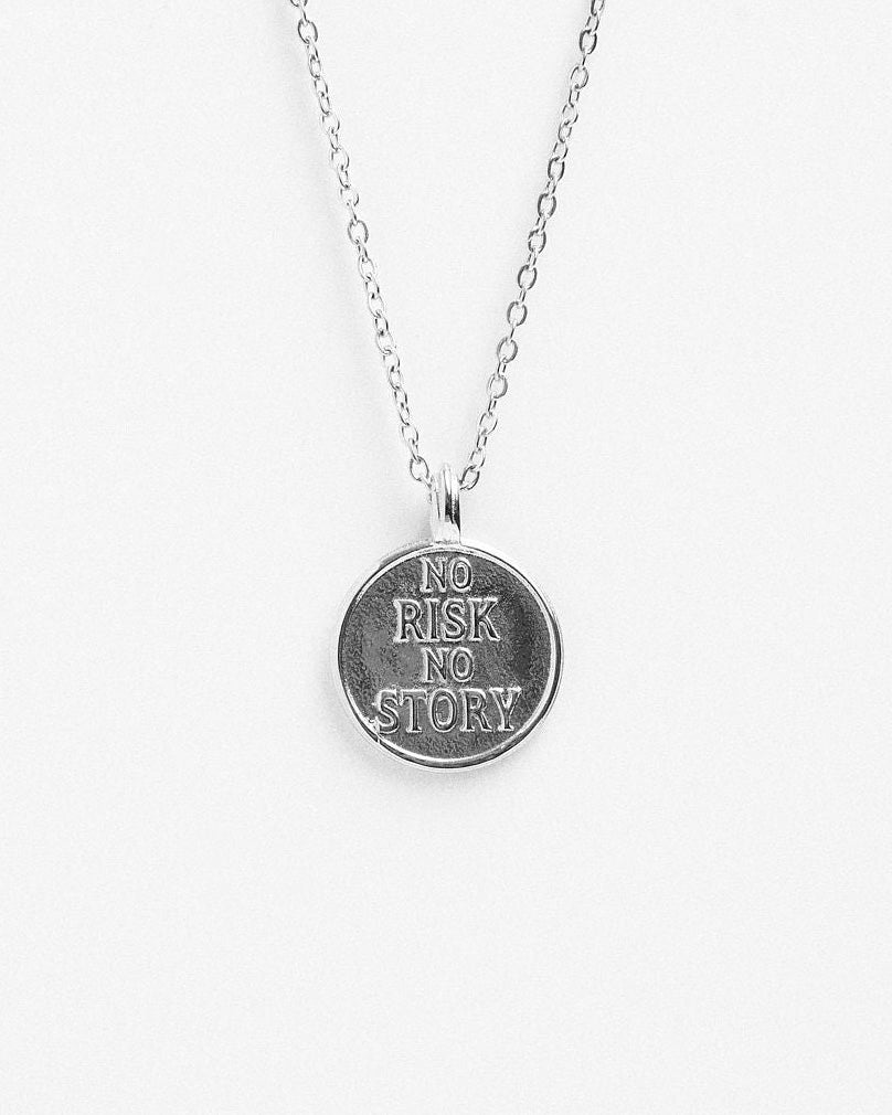 No Risk No Story Silver