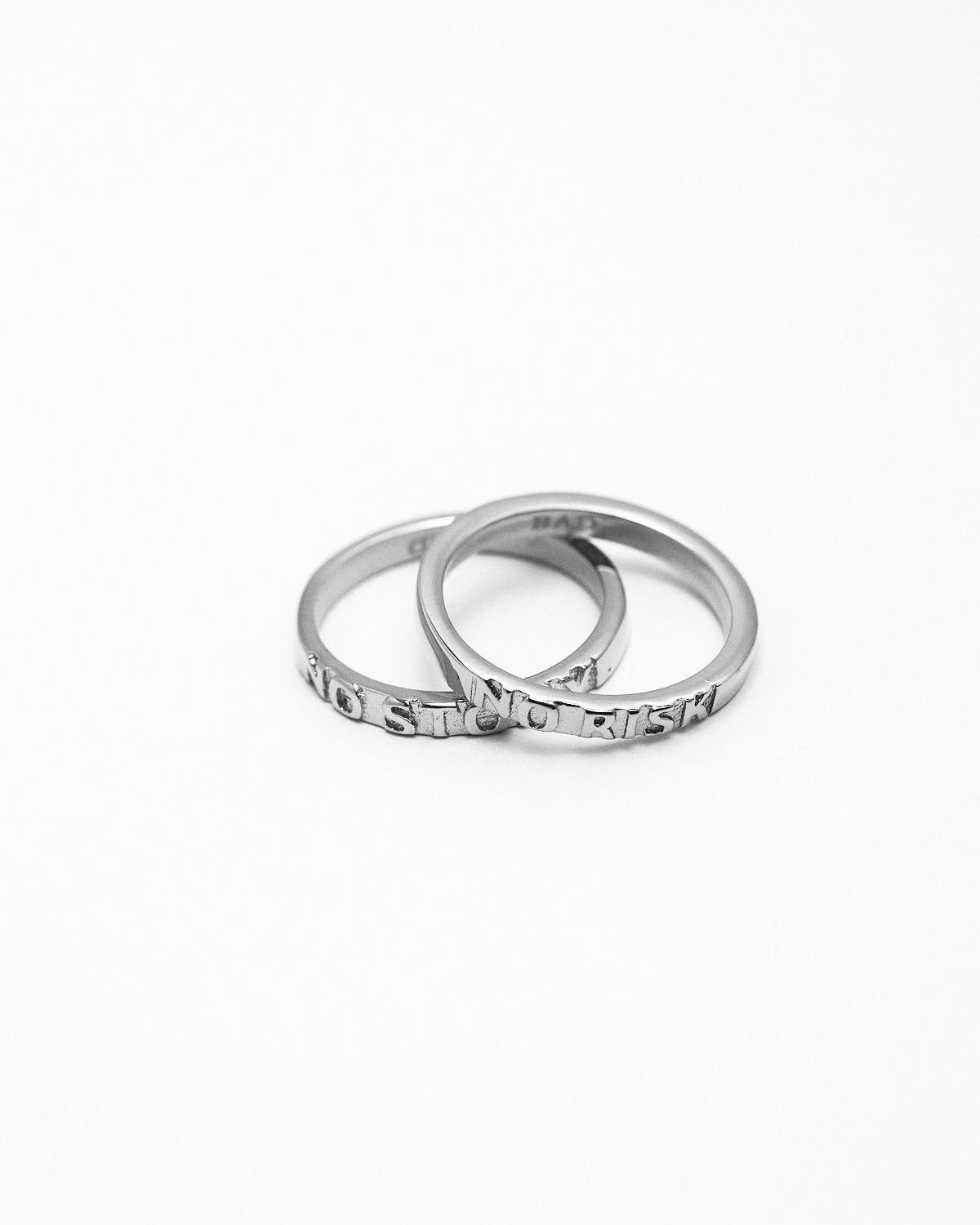 No Risk No Story Ring Silver