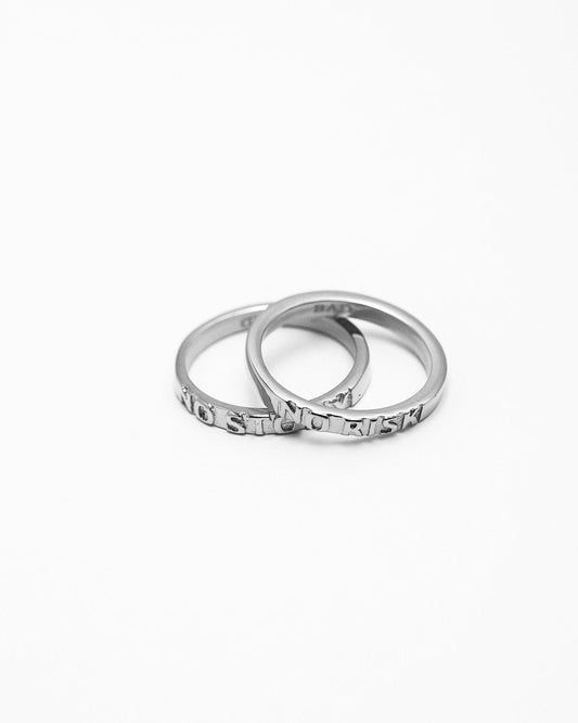 Anello No Risk No Story Argento
