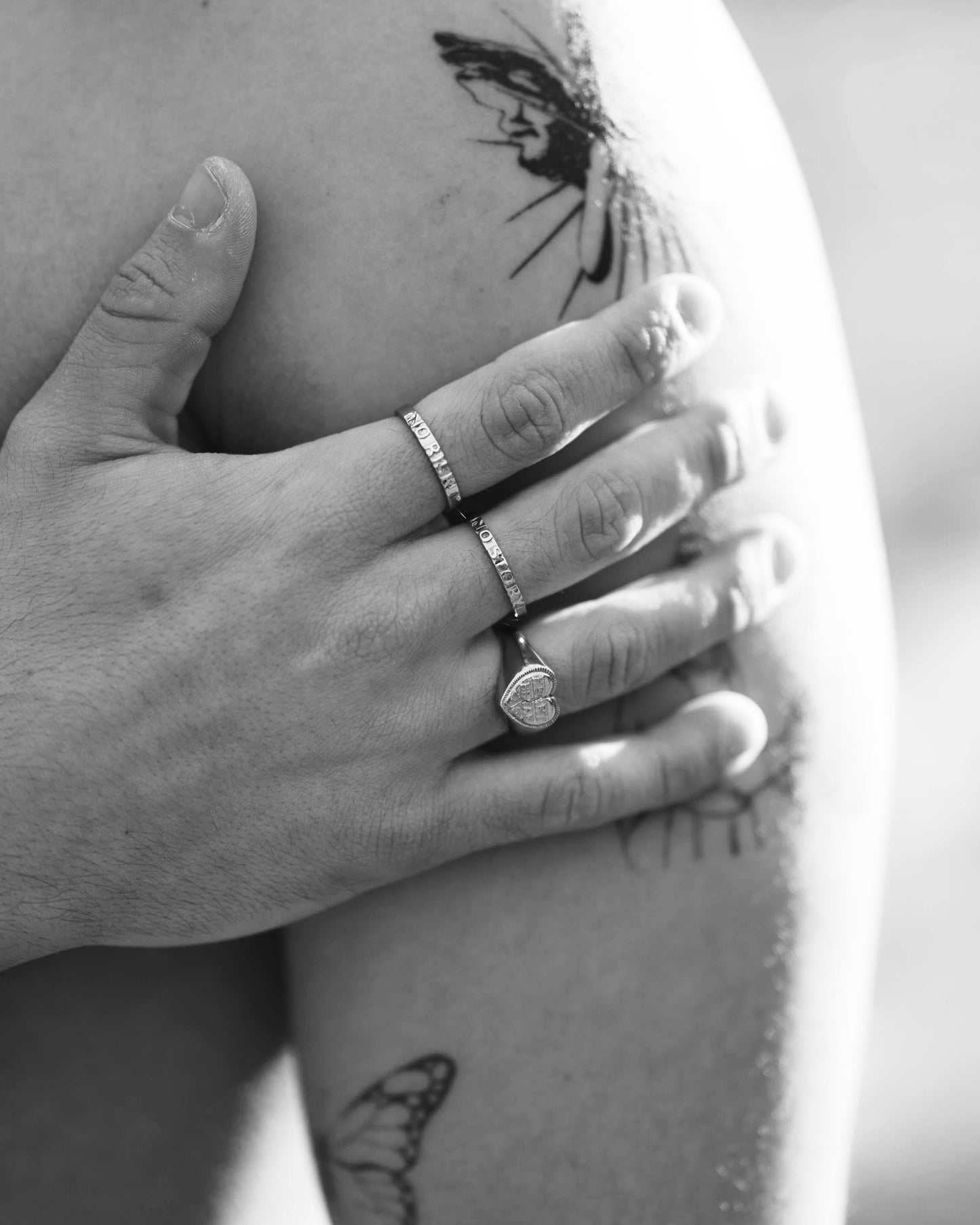 No Risk No Story Ring Silver