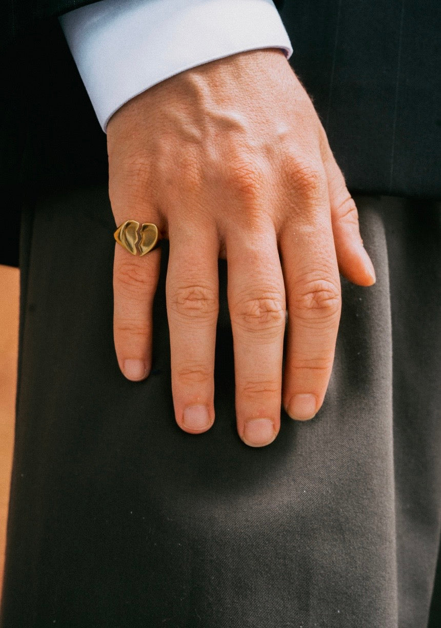 Spezzato Ring Gold