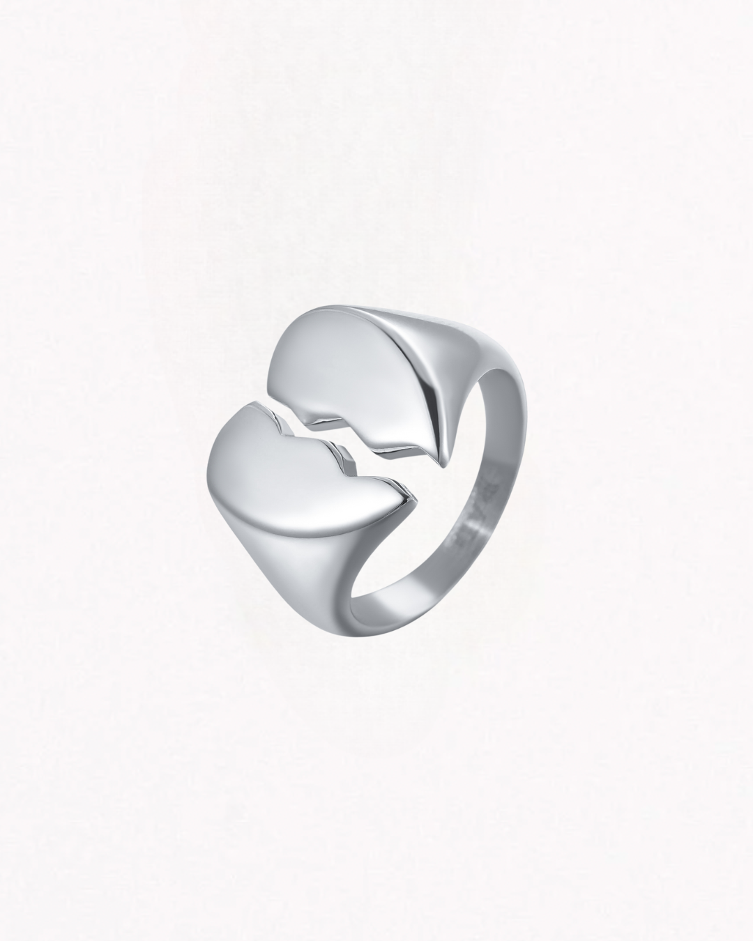 Spezzato Ring Silver