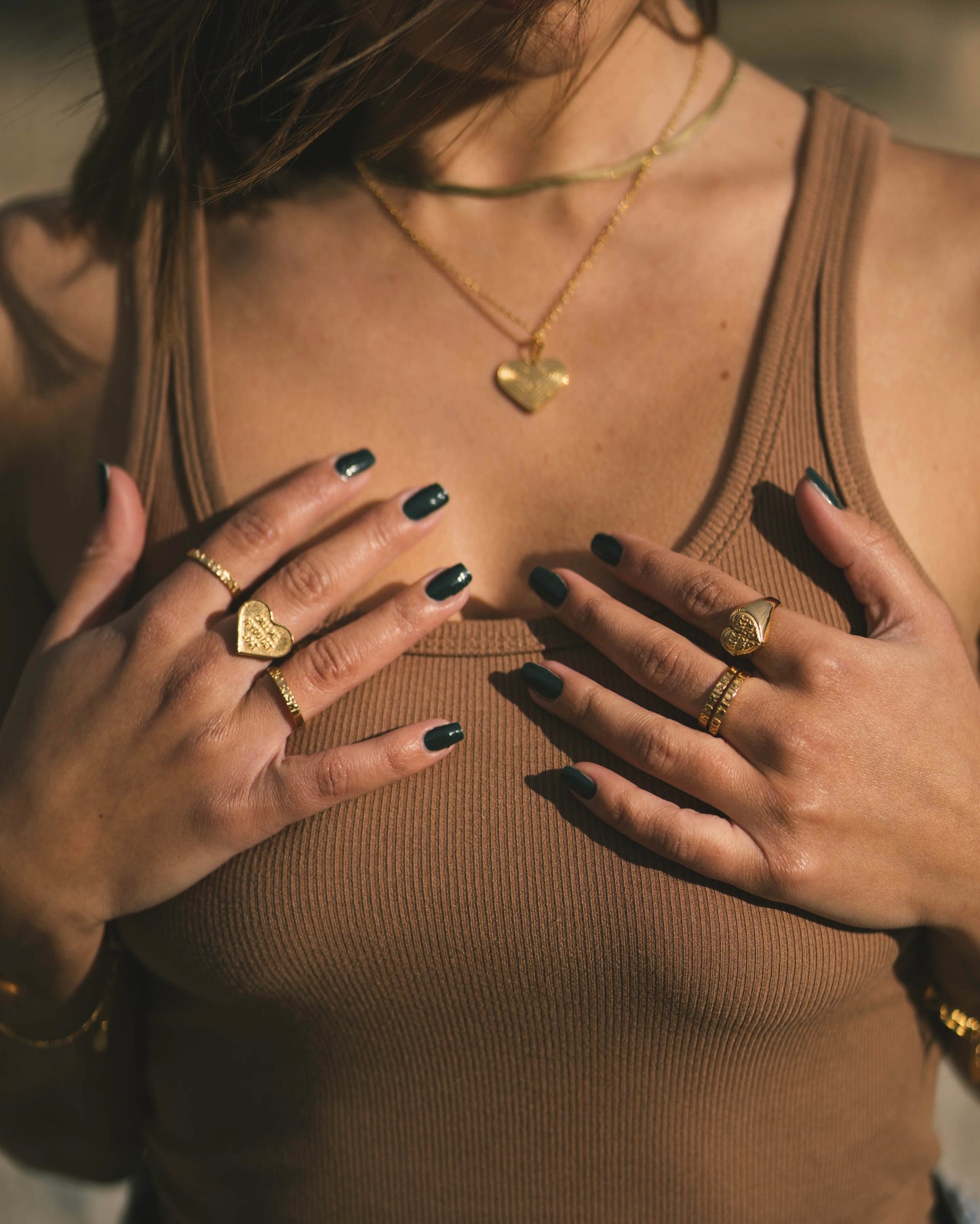 No Risk No Story Ring Gold