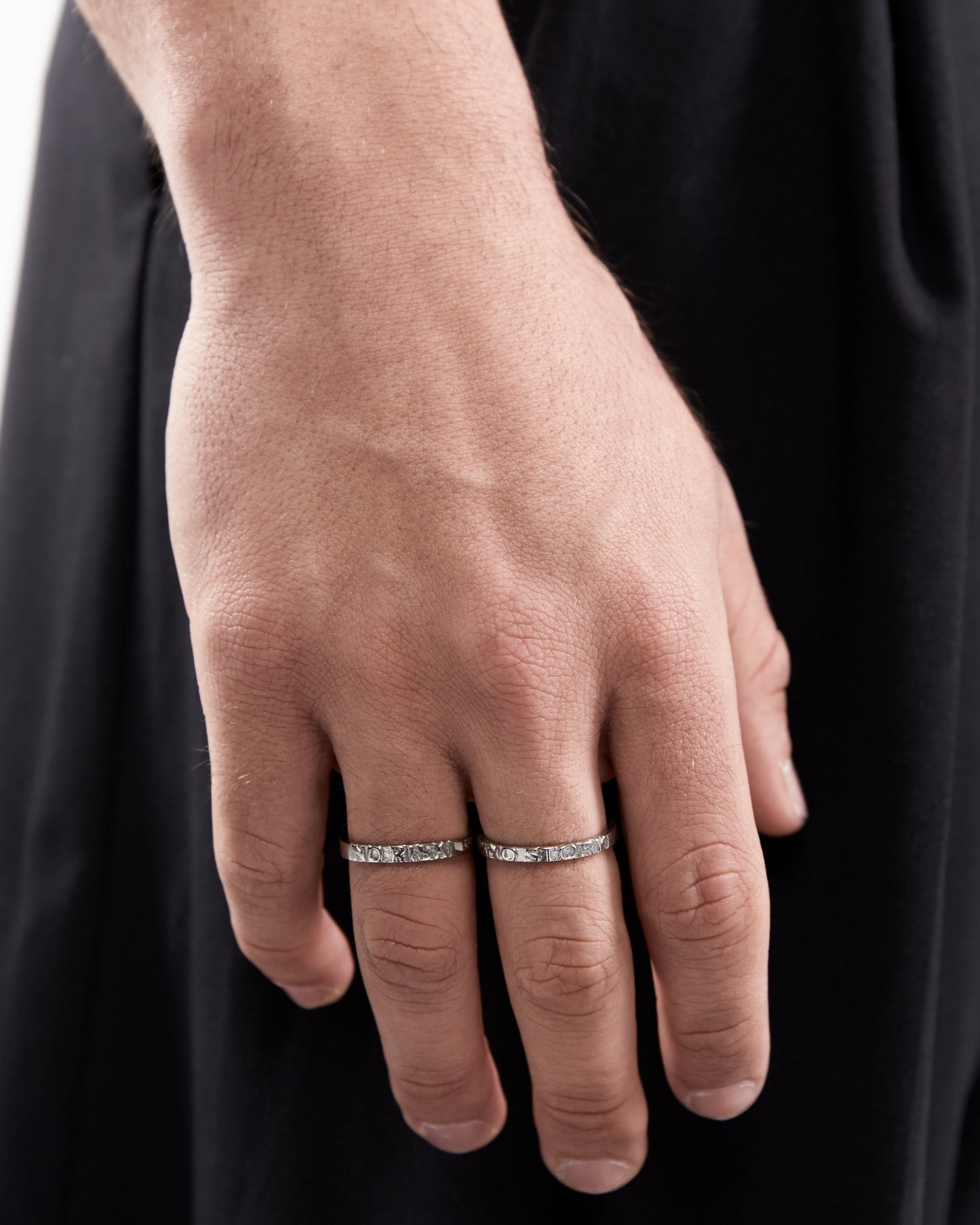 Anello No Risk No Story Argento