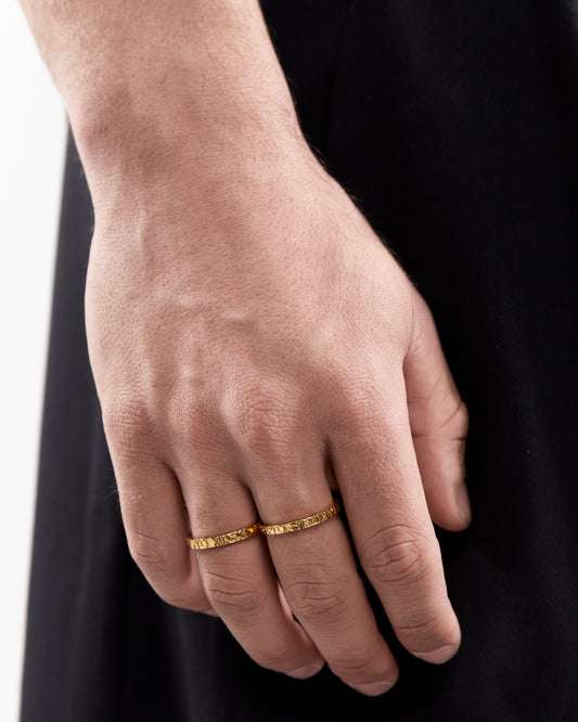 No Risk No Story Ring Gold