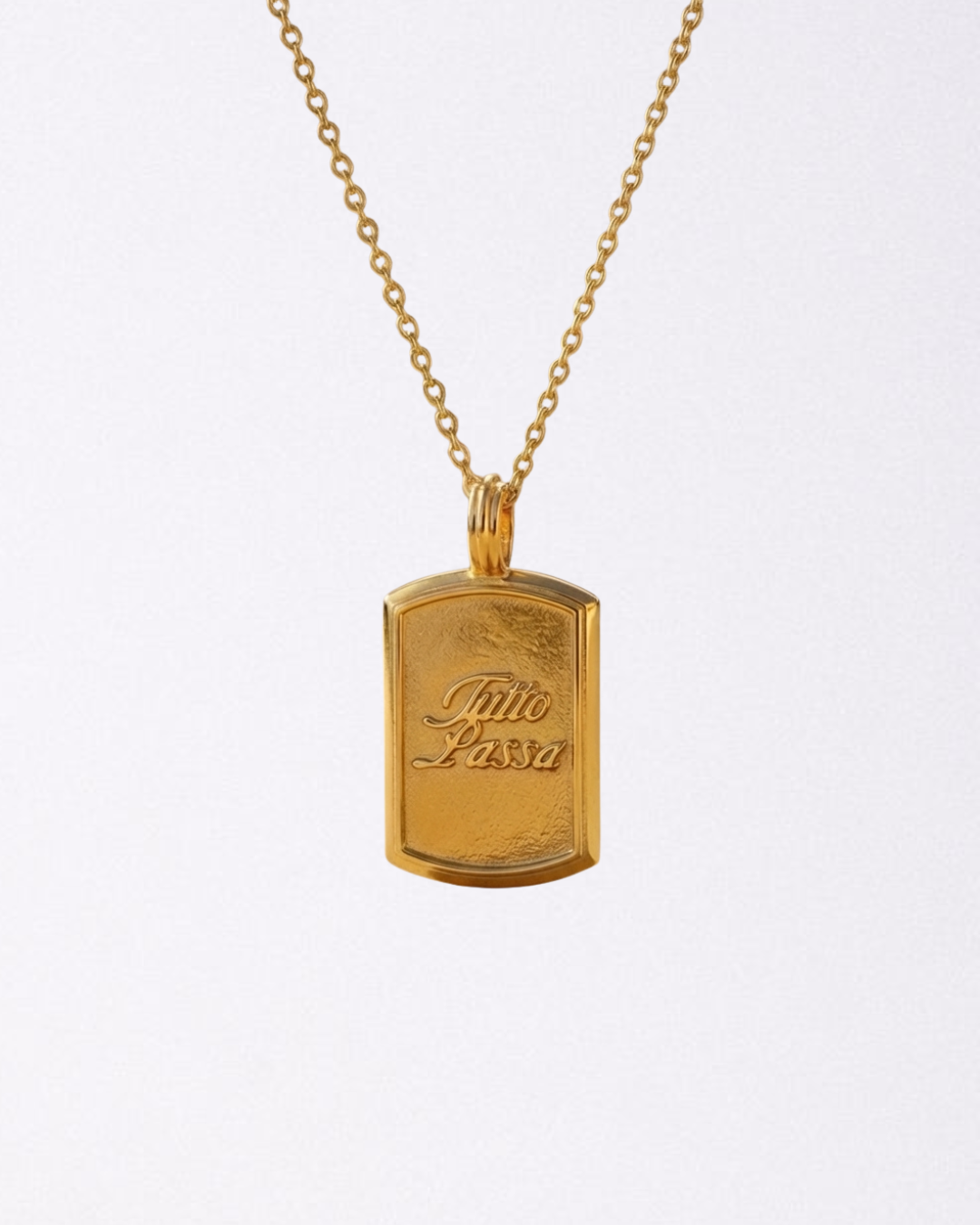 Tutto Passa Necklace Gold