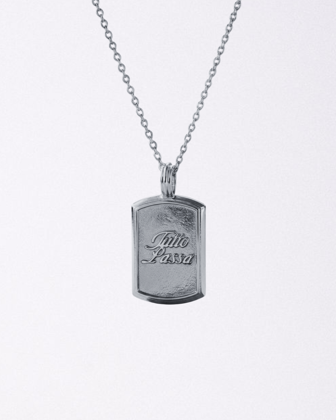 Tutto Passa Necklace Silver